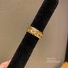 Geometric Openstyle Goldplated Zircon Ring For Women Fashion Jewelry