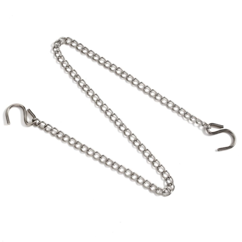 Metal Hanging Chain Strengthened Strong Bearing Capacity Hanging Chain Set S-Hook Hooks Metal Hanging Chain Planter Basket