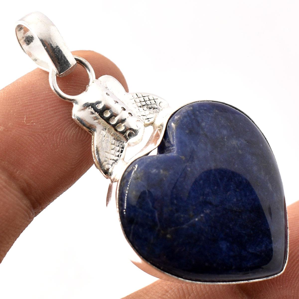 

Sodalite Gemstone Pendant Handmade Ethnic Antique Design Jewelry 2.1 Z2b28