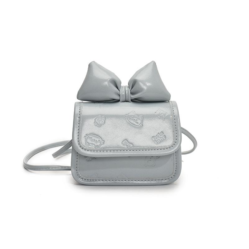 Hot-selling new Korean cute girl style bow mini square bag fashionable versatile embossed messenger bag women