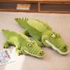 New 1pc Lifelike Crocodile Stuffed Animal Real Life Alligator Plush Toy Simulation Dolls Kawaii Cartoon Pillow for Children Kid