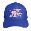 Falling Pink Sakura Cherry Blossom Branches On White Baseball Cap Hat Unisex Luxury Hat Unisex Derby Hat Hats Women Unisexs