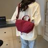 Große Kapazität Leinwandtasche Trend Vielseitiger Stil Freizeit Damen Schultertaschen 2026 Neu Ccise Nähgarn Crossbody-Tasche