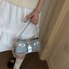 Hot Girl Motorcycle Studded Summer Niche Cute Women's Shoulder Bag/Shoulder Bag, Can Be Carried by Hand, Shoulder, or Crossbody (Two-Way)