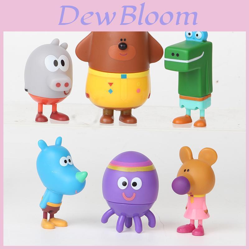 Delightful Hey Duggee 6-piece Action Figure Toy Set With Badge Perfect For Kids Xmas