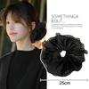 Korean Lace Pleated Scrunchies French Temperament Sweet Large Elastic Hair Band Ponytail Holder Hair Tie Hair Accessories