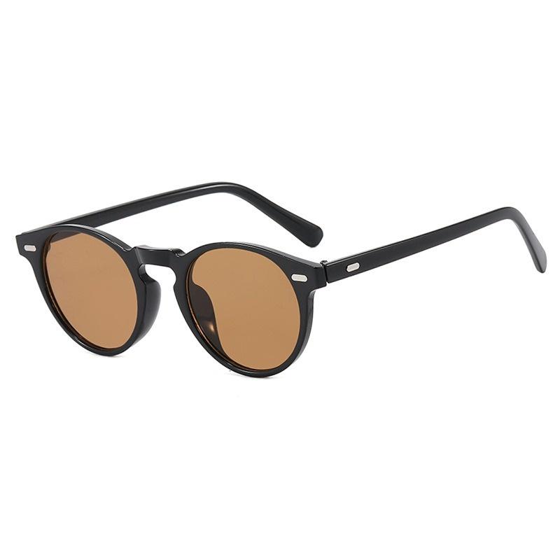 Vintage Punk Round Vintage Sunglasses Women Retro Luxury Designer Sun Glasses For Female  Shades Uv400