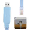 USB Console Cable USB To RJ45 Serial Adapter Console Cable for H3C Cisco Router Rollover Console Flat and Flexible Wire
