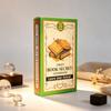 Green Book Secret Lenormand Oracle Deck, 10.3*6cm 36 Vintage Watercolor Lenormand Cards for Divination Retro Garden Art