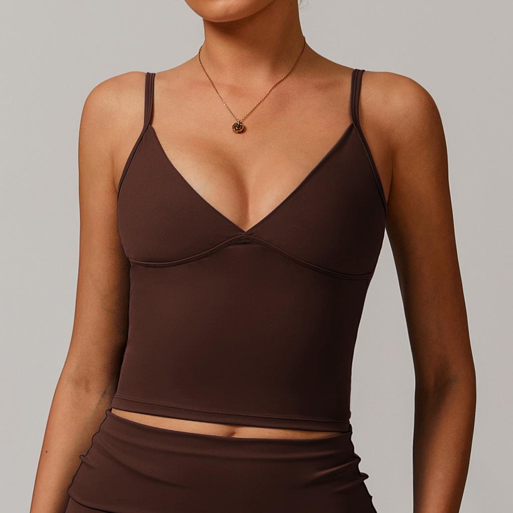 New Tight Yoga Vest For Casual Wear, Versatile Running And Fitness Underwear For Women