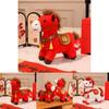 Year Of The Horse Plush Toy With Pp Cotton Fill For Lunar New Year Gift Collection