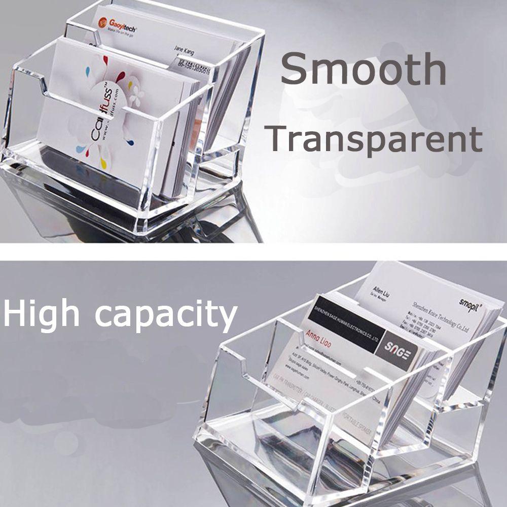 Desktop Decoration Cards Display Stand Card Display Shelf Business Card Container Name Card Rack