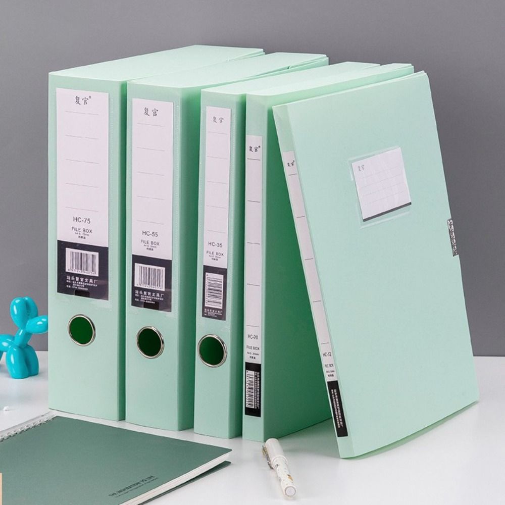 Multifunctional A4 File Organizer Box Morandi Color File Paper Organizer  Certificates