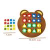 Children Puzzles Geometric Shape Quick Matching Boardpuzzles Learning Games Toy