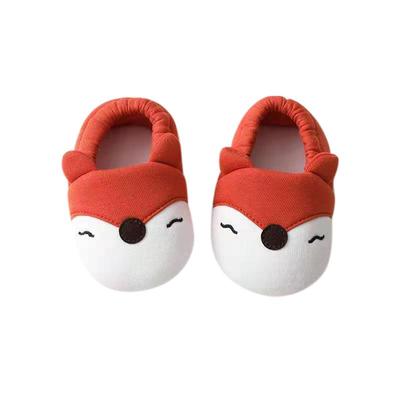 Nouveau-né infantile enfant en bas âge bébé coton fond souple anti-dérapant chaussures Carton mignon bébé premiers marcheurs chaussures 0-18 mois