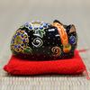 Kutani Small Sleeping Black Perfect for Grand Opening and Other Maneki-neko (beckoning Cat) Figurine, Ware, Cat, Rim, Celebrations, Birthdays, Gifts.