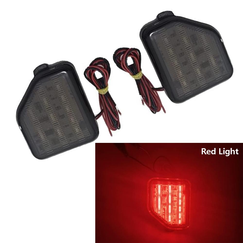 For Jeep Wrangler JL 2018-2022 Rear Bumper LED Light Rear Fog Lamp Tail Brake Lights Red Light Car Accessories