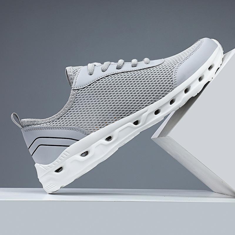 2025 New Large Size Mesh Breathable Casual Shoes Men's Fashion Trend Running Shoes Personalized Sports Shoes