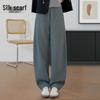 Women's Elastic Waist Wide Leg Drawstring Pants