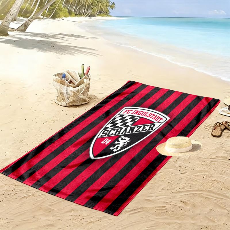 Fc Ingolstadt Towel, Large Soft Quick Dry Towel for Beach Camping Swimming