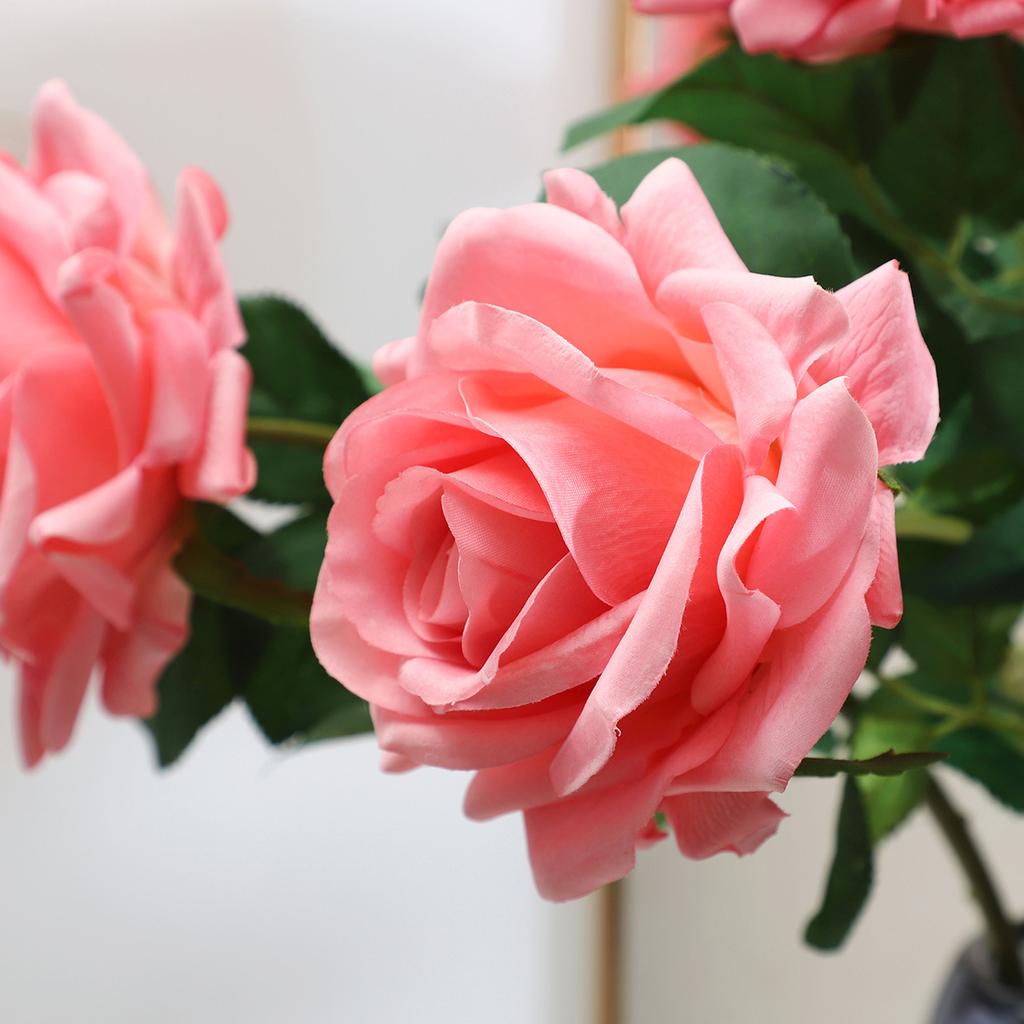 Simulation spring color moisturizing concubine rose, home decoration simulation flower