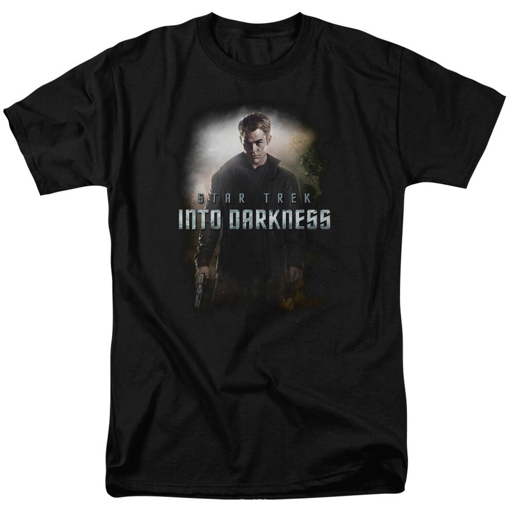 Star Trek Darkness Kirk T Shirt Licensed Sci-Fi Movie Classic Tee New Black XXXL