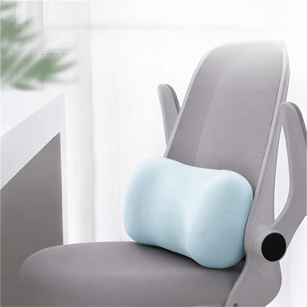 1pc Cooling silk multifunctional memory foam slow-rebound neck pillow relieves cervical pressure, slow-rebound memory foam support with ice silk