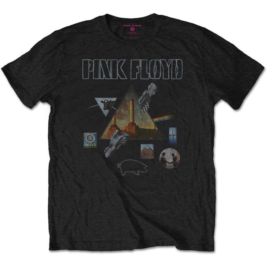 Pink Floyd Men s Dark Side of The Moon Football Tee Shirts (Montage, Medium) S