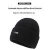 Men's & Women's Warm Knitted Wool Hat: Autumn/Winter Outdoor Cold-Proof Velvet-Lined Cycling Beanie