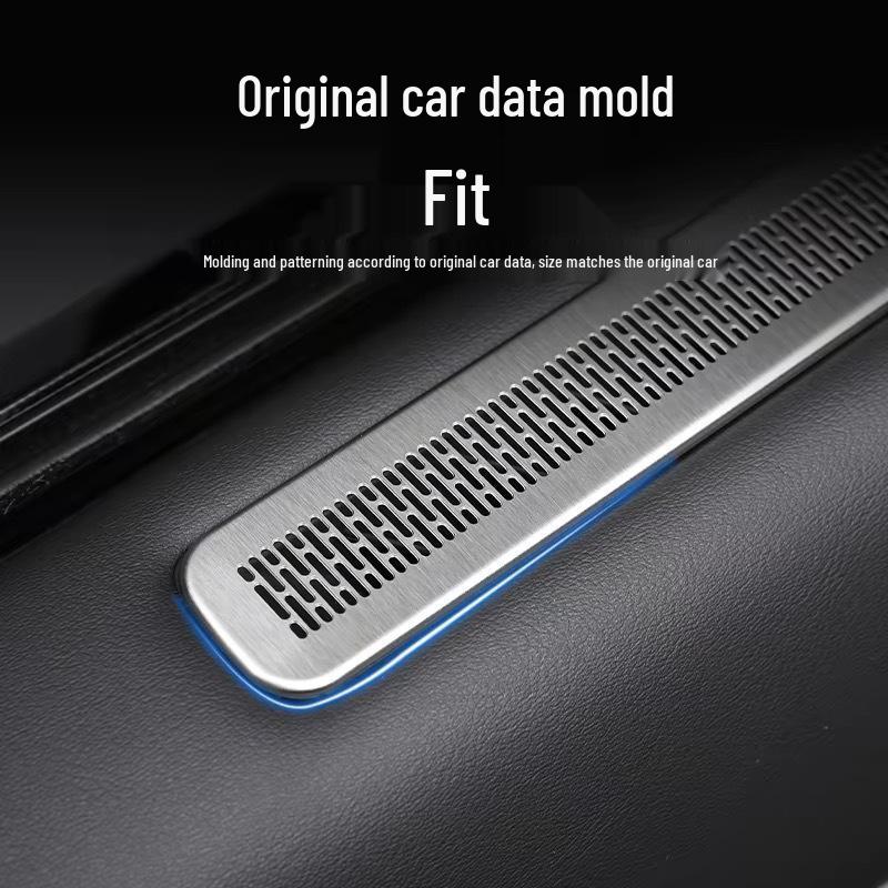 Zhijie R7 Stainless Steel Car Door Dust Cover - Interior Protection Accessory