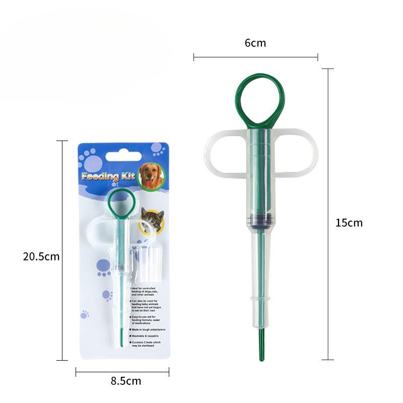 Pet Liquid Medicine Feeder For Dogs And Cats Adjustable Plastic Pill Feeder With Silicone Head For Feeding Supplements