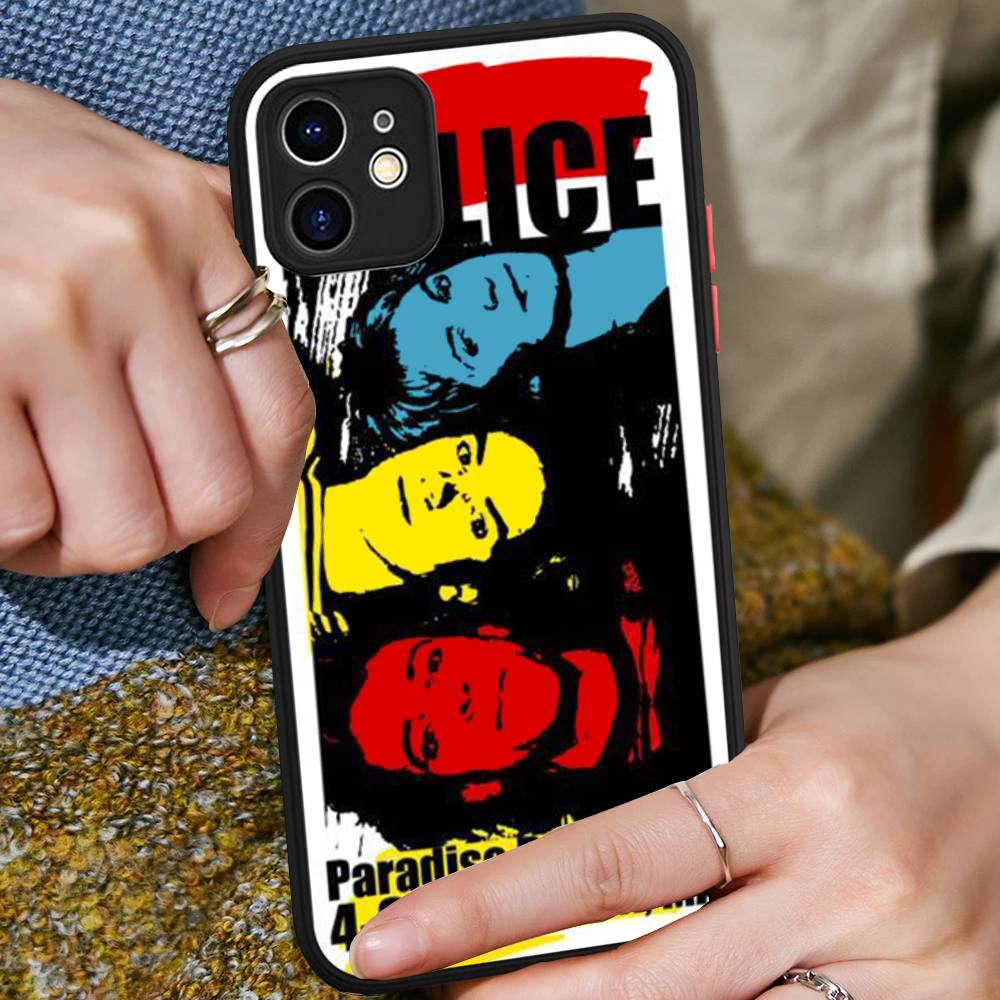 

Rock Band The Police Phone Case For IPhone 16 15 14 13 12 11 Pro Max 7 8 6 6s Plus Matte Cover For iphone 13pro max