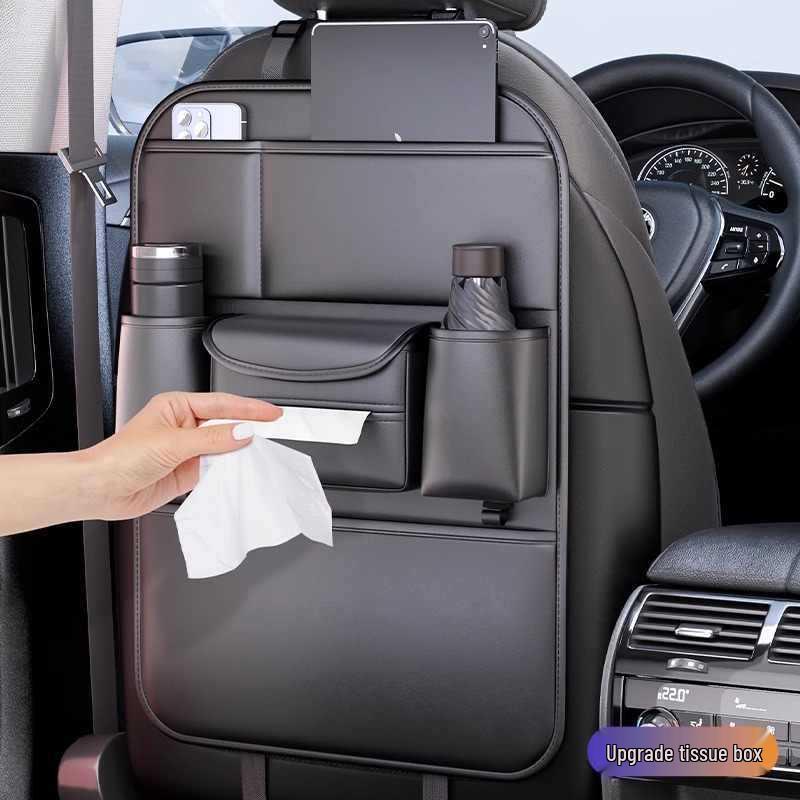 Rear Seat Car Organizer with Foldable Table