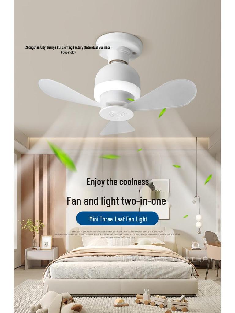 E27 Energy-Saving LED Ceiling Fan Light for Bedroom, Dining Room & Kitchen