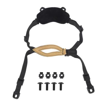 Helm Kinnriemen Outdoor Verstellbarer 4-Punkt Kinnriemen für MICH Fast Helm Zubehör