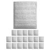 Cocoriko Insulated Set of No No Tape 30 X Bags, 20, Aluminum, Disposable, Gusset, (Large, 40cm)