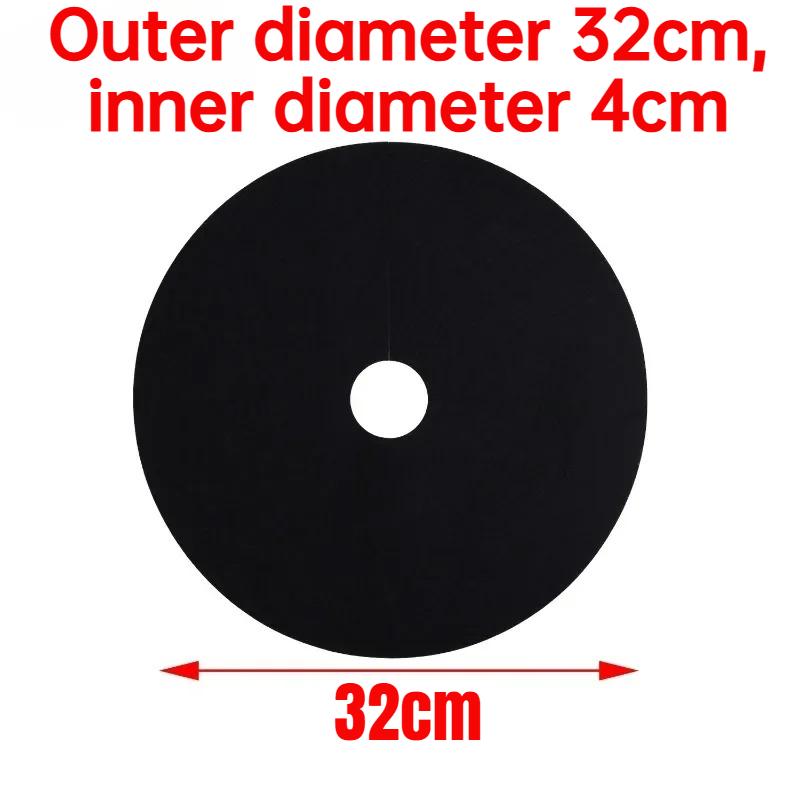 Non-Woven Reusable Tree Weed Control Barrier Protector Mat Eco-Friendly Root Protector Felt Cushion Gardening Fabric