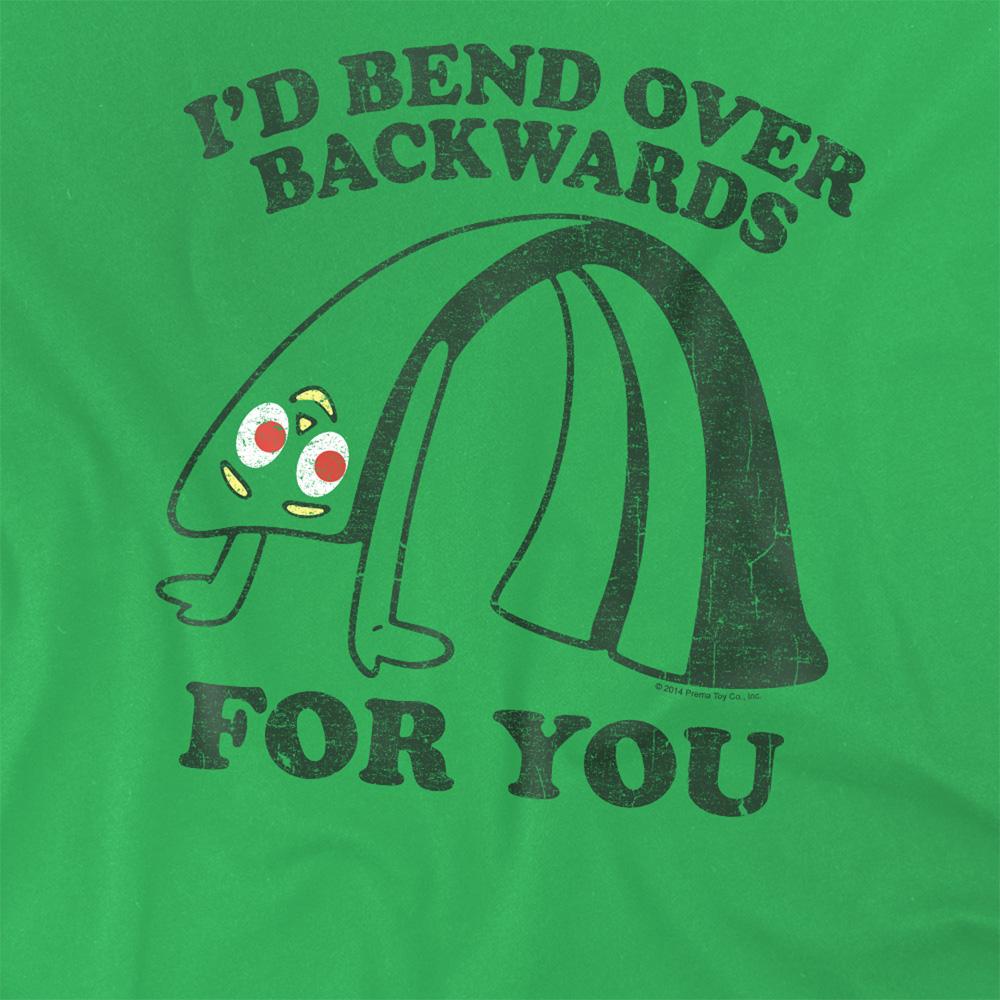 Gumby Unisex Adult Bend Backwards T-Shirt