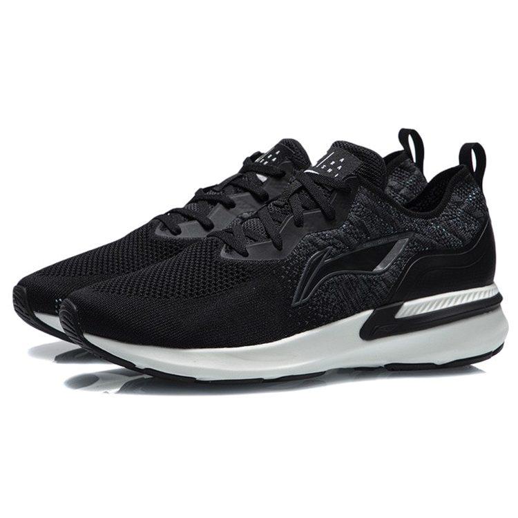 Li Ning Arashi Cushioning Low Top Running Shoes Men's Black ARHR131-1