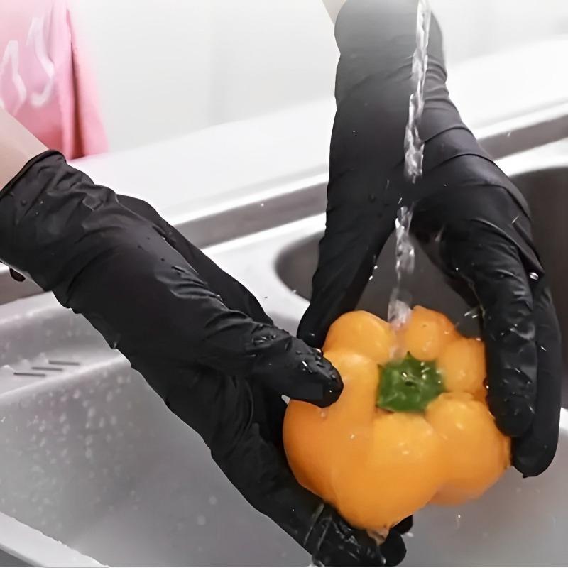 30/50/100PCS Home Nitrile Gloves for Cleaning Kitchens Bathrooms Haircuts Nail Art Pets Elastic Latex Free Powder Free S/M/L/XL