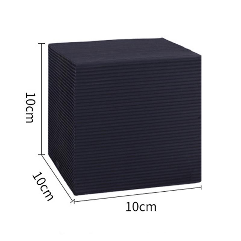 Activated Carbon Aquarium  Filter, Cube Honeycomb Structure Charcoal Deodorant Water Purifier, For Pools Water Purification