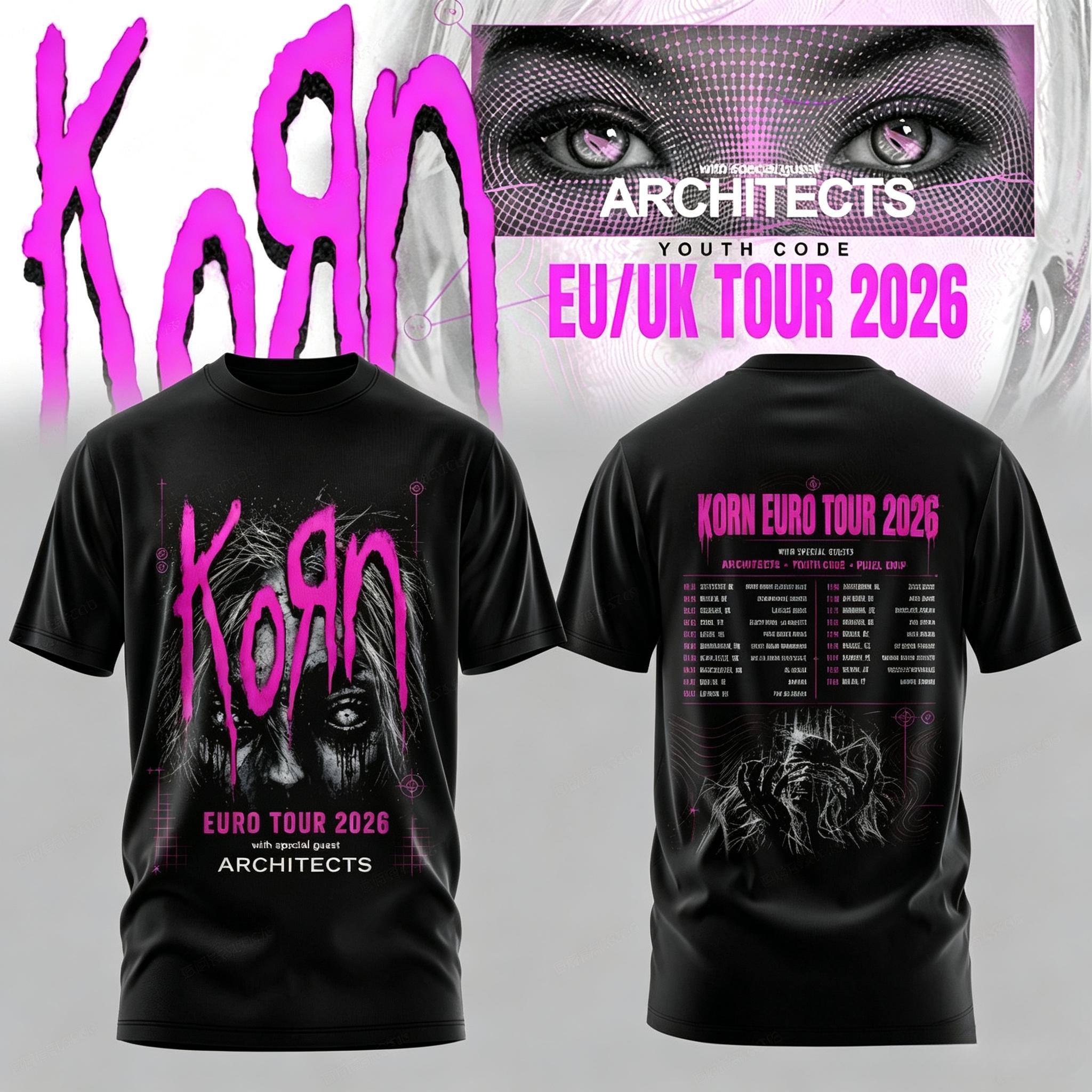 Unisex Korn Eu UK tūre 2026