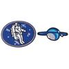 6pcs Iron-On Embroidery Patches Cartoon Astronaut Pattern Sewing Patches Accessories  For Backpacks