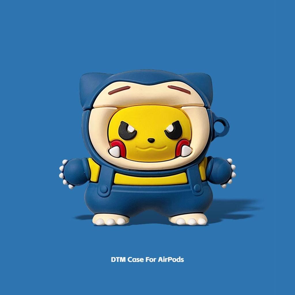 Pokemon Cartoon Hülle für AirPods 3 Schutzhülle für AirPods Pro 2 1 Hülle 3D Silikon Sturzschutz