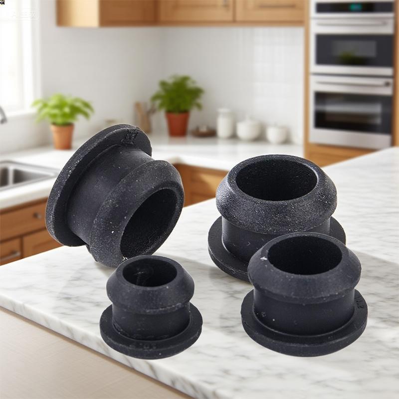 10pcs Silicone Rubber Snap-on Hole Plug 2.5-14mm Blanking End Caps Seal Stopper