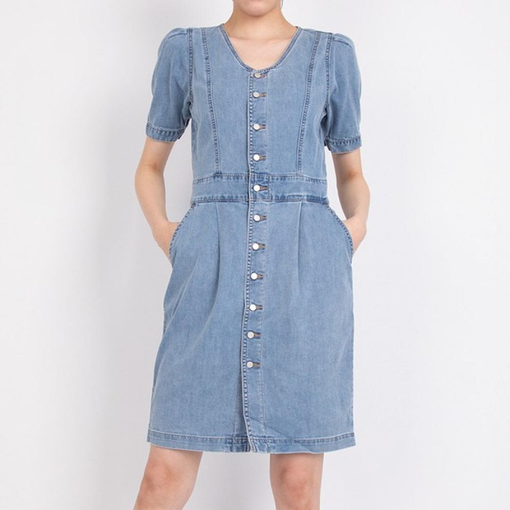 

GueSS GueSS женское платье S с V-образным вырезом и коротким рукавом, средне-синее Yn2d6768 medium blue/XS