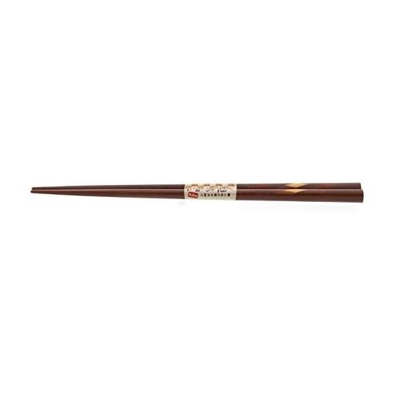Chopsticks, Yosegi-zaiku, Kinpo, Wooden (Natural Wood), Pointed Tip, 23cm