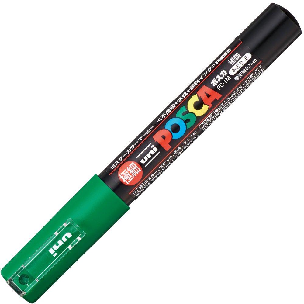 

Mitsubishi Pencil Water-based Pen Posca Extra Fine PC1M.6 Green 10 Pieces