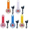 1-5Pcs LED Light Dog Collar Night Walking Pet Cat Glowing Pendant Safety Luminous Collar Dog USB Rechargeable 3 Modes Flashlight