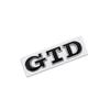 Adesivo Emblema 3D Metal Logotipo GTD Carro Porta Traseira Tronco Grade Dianteira Para Polo GTD MK4 MK5 MK6 MK7 Golf 4 5 6 7 Acessórios Automotivos
